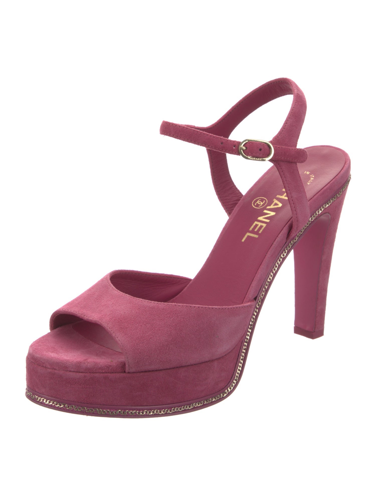 Chanel 2023 Interlocking CC Logo Sandals