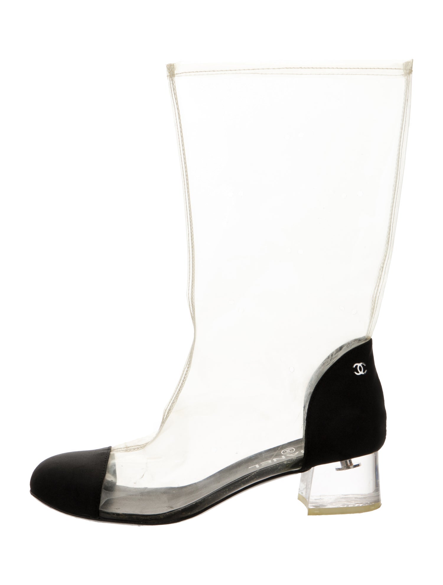 Chanel 2018 Interlocking CC Logo Boots