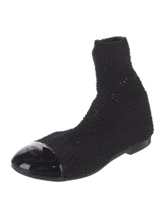 Chanel 2017 Interlocking CC Logo Combat Boots