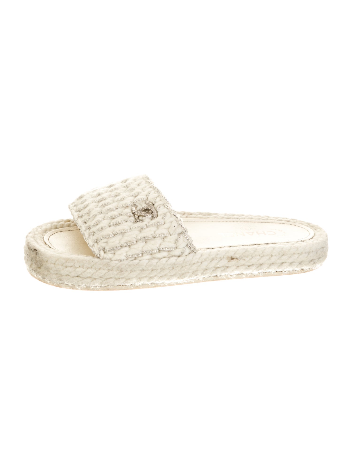 Chanel 2022 Interlocking CC Logo Espadrilles