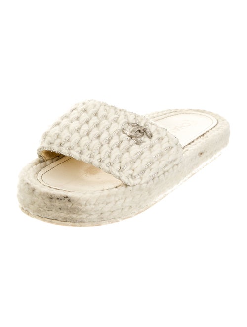 Chanel 2022 Interlocking CC Logo Espadrilles