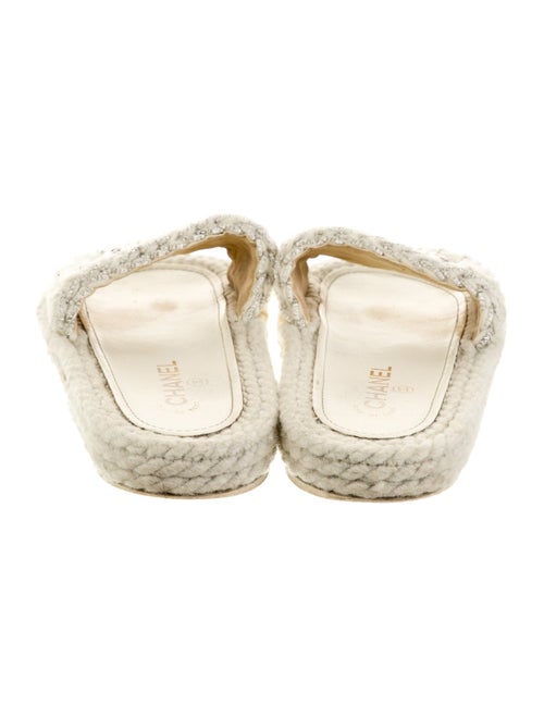 Chanel 2022 Interlocking CC Logo Espadrilles