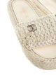 Chanel 2022 Interlocking CC Logo Espadrilles