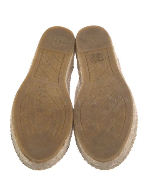 Chanel 2017 Interlocking CC Logo Espadrilles