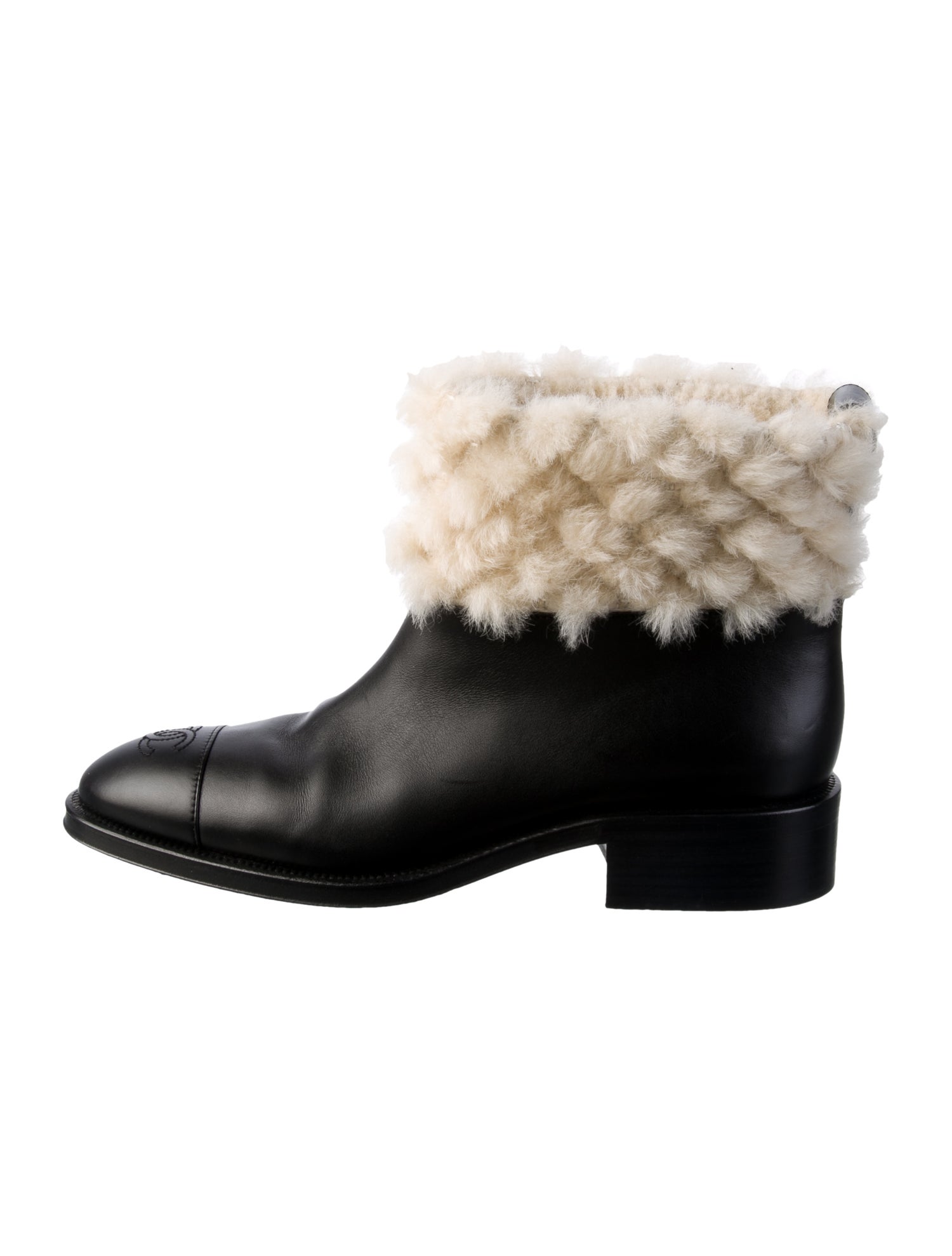 Chanel 2022 Interlocking CC Logo Boots