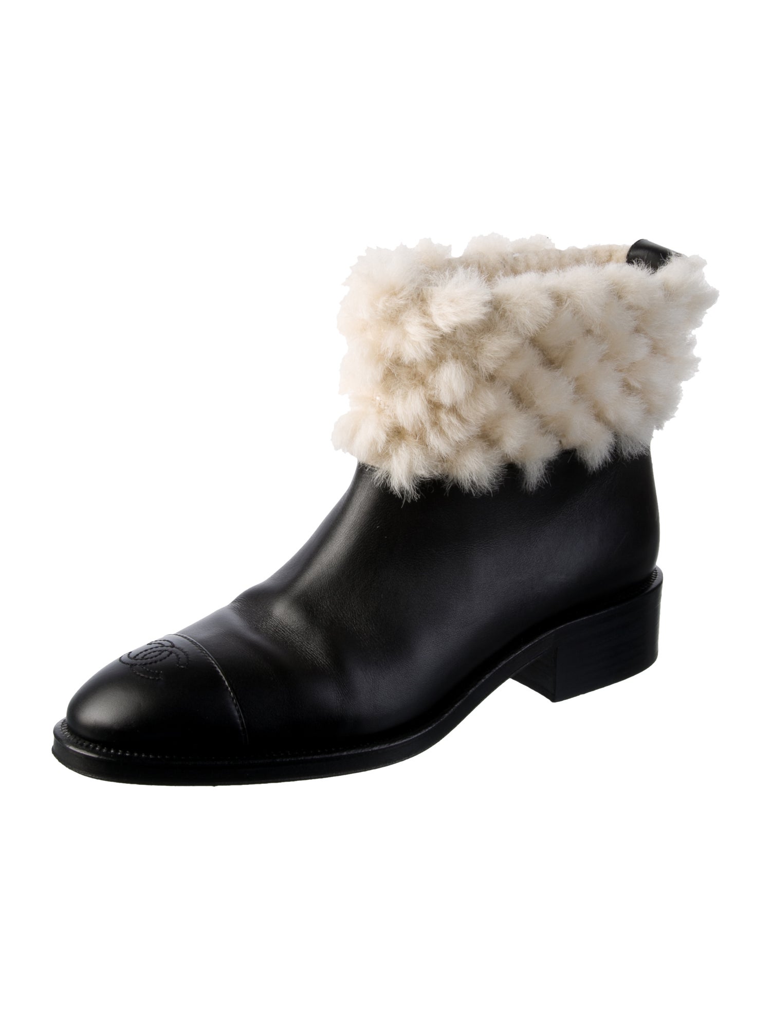 Chanel 2022 Interlocking CC Logo Boots