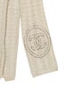 Chanel Cashmere Interlocking CC Logo Scarf