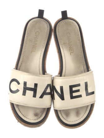 Chanel 2019 Lambskin Slides