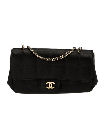 Chanel Mini Bags Satin Extra Square Quilt Flap Bag