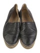 Chanel Interlocking CC Logo Lambskin Espadrilles