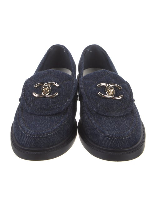 Chanel 2024 Interlocking CC Logo Loafers