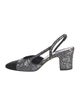 Chanel 2020 Interlocking CC Logo Slingback Pumps