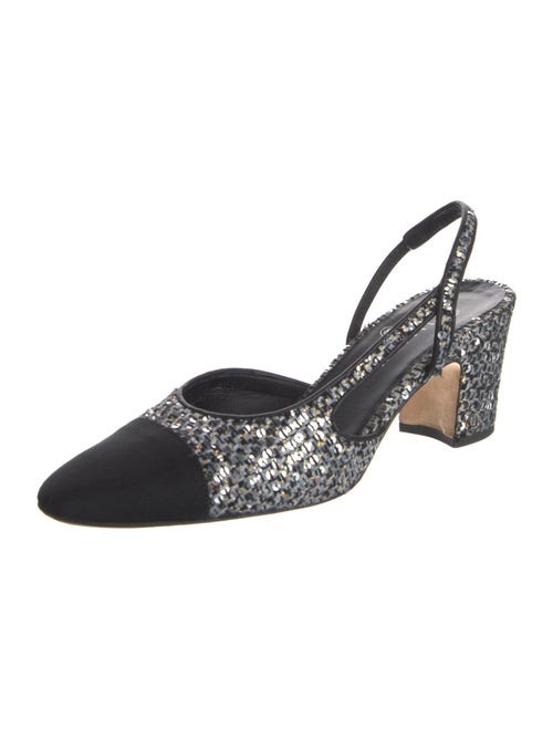 Chanel 2020 Interlocking CC Logo Slingback Pumps