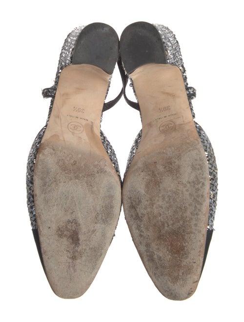 Chanel 2020 Interlocking CC Logo Slingback Pumps