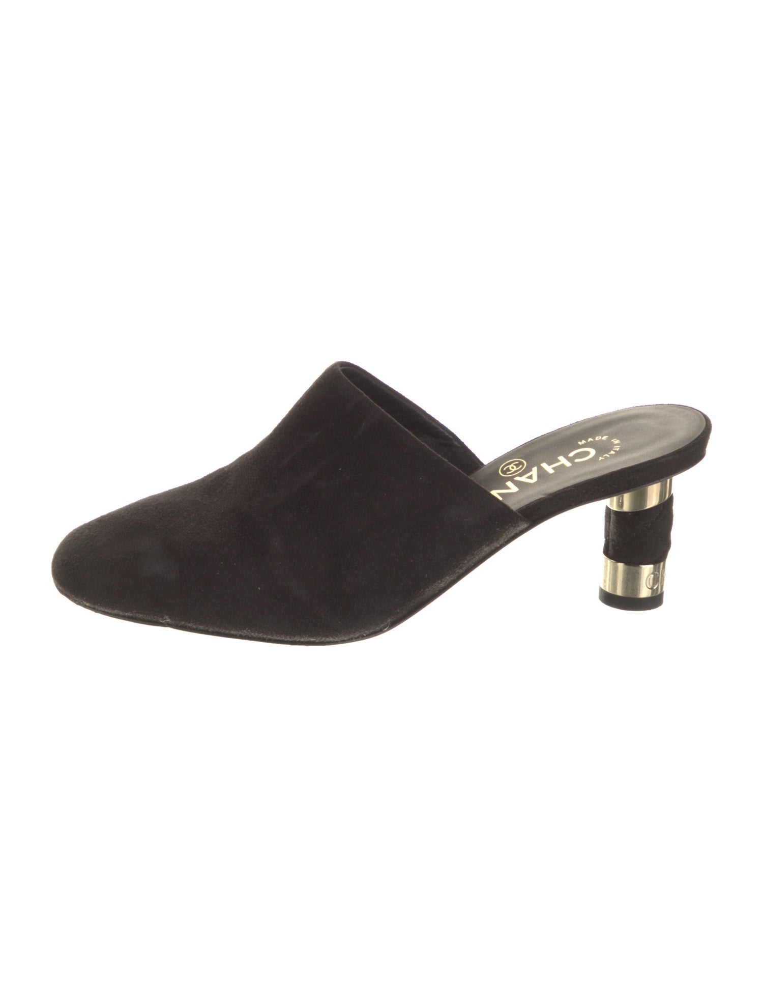 Chanel Suede Mules