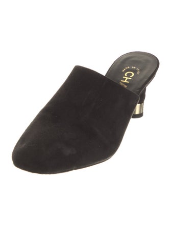 Chanel Suede Mules