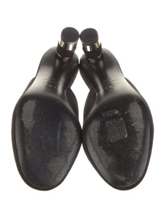 Chanel Suede Mules