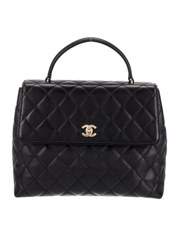 Chanel Handle Bags Caviar Kelly Bag