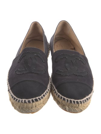 Chanel 2015 Interlocking CC Logo Espadrilles