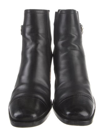 Chanel 2019 Interlocking CC Logo Chelsea Boots