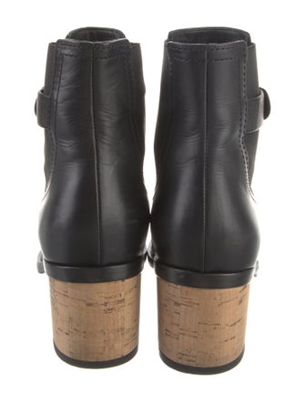 Chanel 2019 Interlocking CC Logo Chelsea Boots