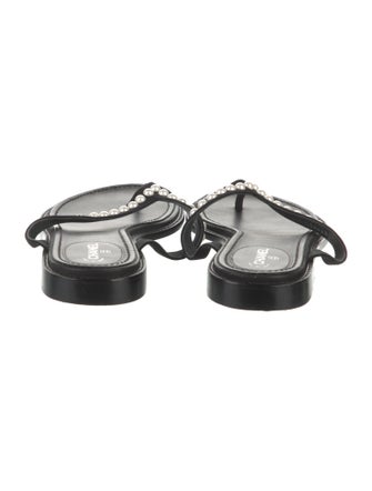 Chanel 2019 Interlocking CC Logo Flip Flops