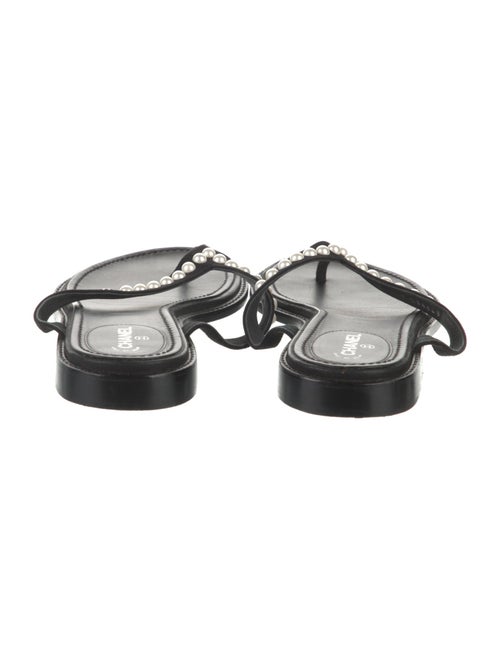 Chanel 2019 Interlocking CC Logo Flip Flops