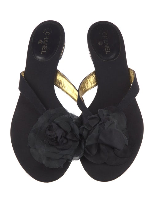 Chanel Interlocking CC Logo Canvas Slides