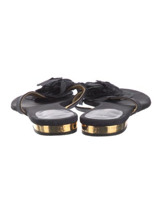 Chanel Interlocking CC Logo Canvas Slides