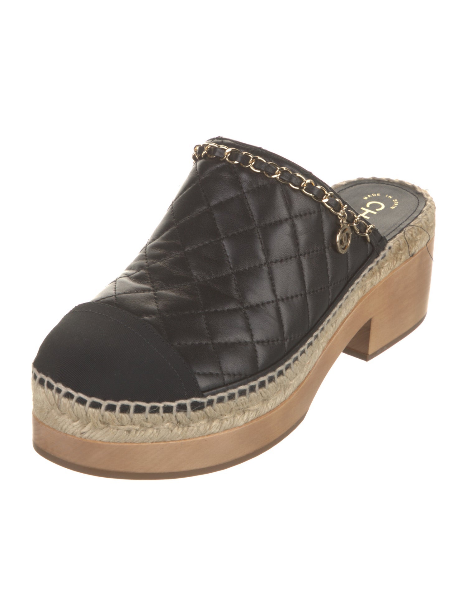 Chanel 2018 Interlocking CC Logo Mules