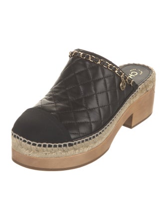 Chanel 2018 Interlocking CC Logo Mules