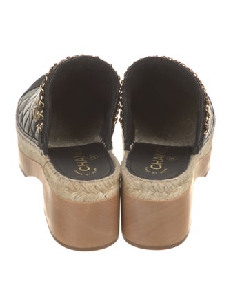 Chanel 2018 Interlocking CC Logo Mules