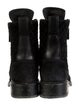 Chanel 2017 Interlocking CC Logo Combat Boots