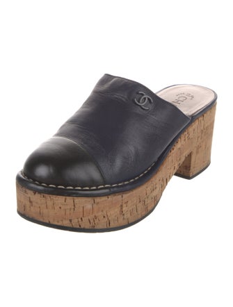 Chanel 2016 Interlocking CC Logo Mules