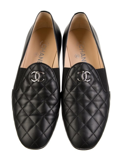 Chanel 2013 Interlocking CC Logo Loafers