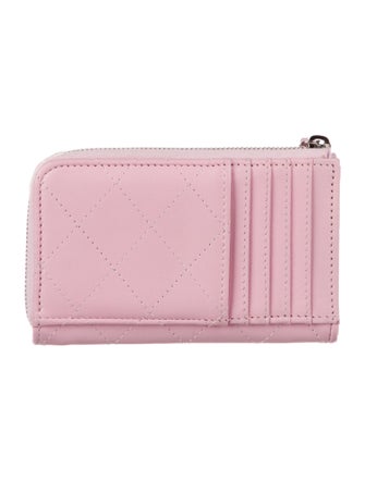 Chanel Interlocking CC Logo Leather Wallet