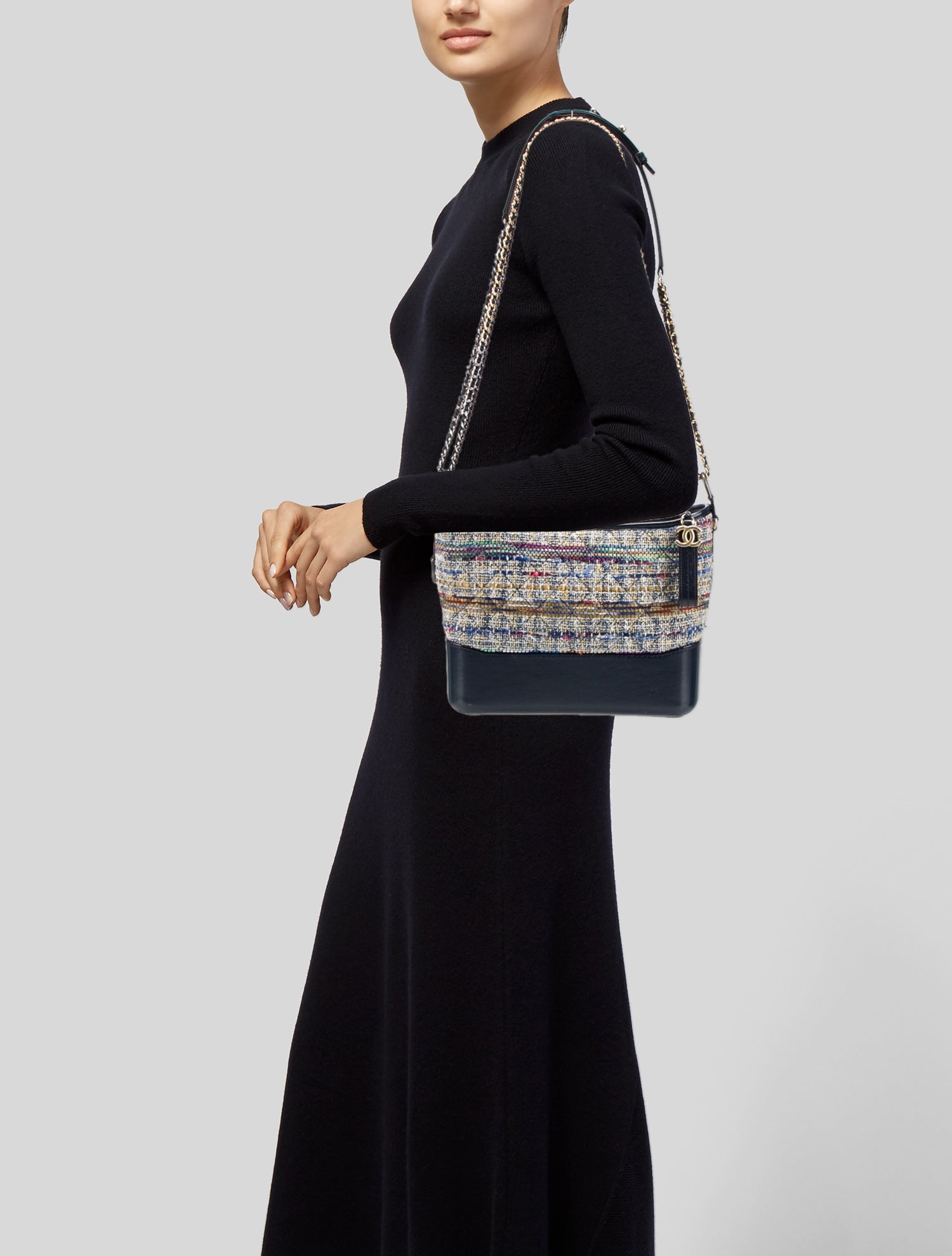 Chanel Medium Tweed Gabrielle Hobo