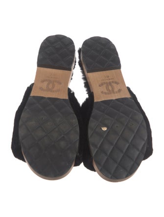 Chanel 2017 Interlocking CC Logo Slides