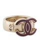 Chanel Resin CC Cocktail Ring