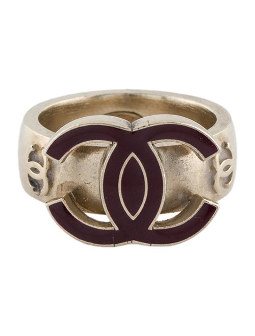 Chanel Resin CC Cocktail Ring
