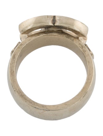 Chanel Resin CC Cocktail Ring