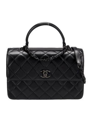 Chanel Shoulder Bags Medium So Black Trendy CC Flap Bag