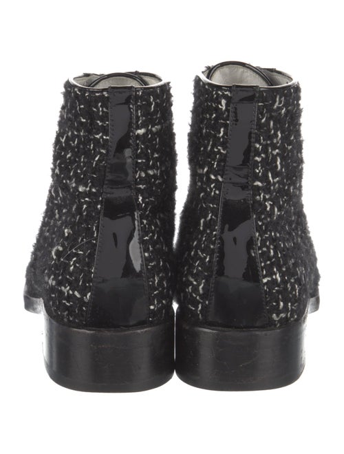 Chanel 2017 Interlocking CC Logo Combat Boots