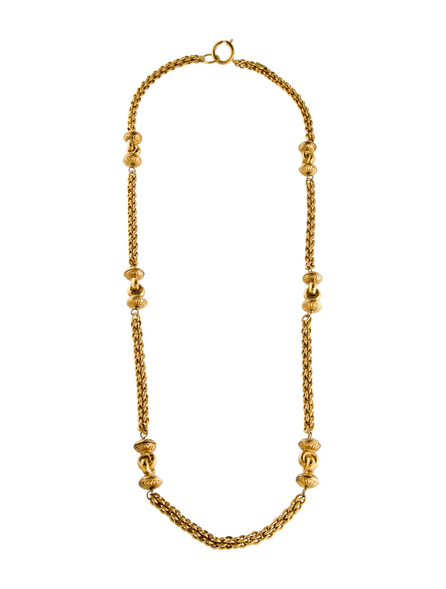 Chanel Vintage Station Necklace