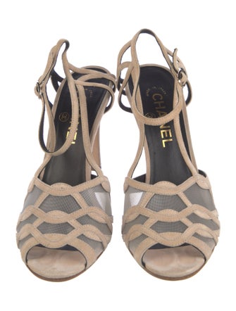 Chanel 2018 Interlocking CC Logo Sandals