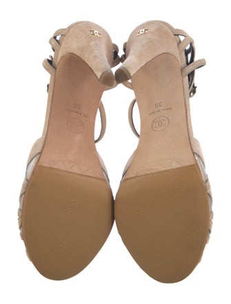 Chanel 2018 Interlocking CC Logo Sandals