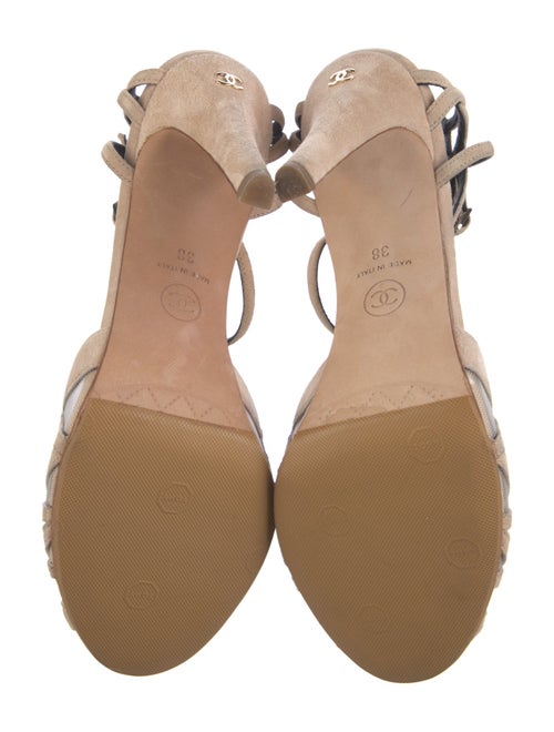 Chanel 2018 Interlocking CC Logo Sandals