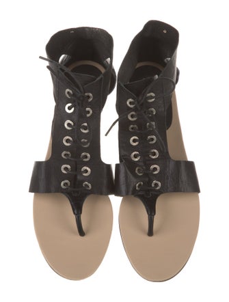 Chanel 2012 Interlocking CC Logo Gladiator Sandals