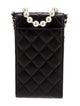 Chanel Pearl Phone Holder w/ Chain