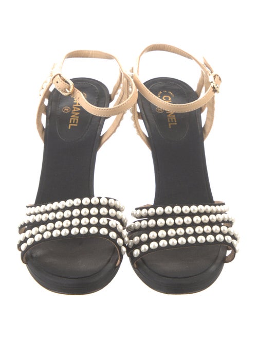 Chanel 2016 Interlocking CC Logo Sandals